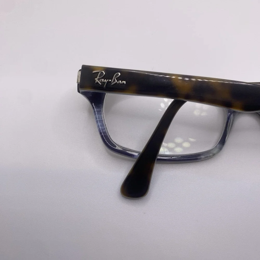 Ray-Ban Eyeglasses Women FRAMES ONLY RB 5150 50-19-135 Brown Tortoise Blue 485 - Picture 9 of 16